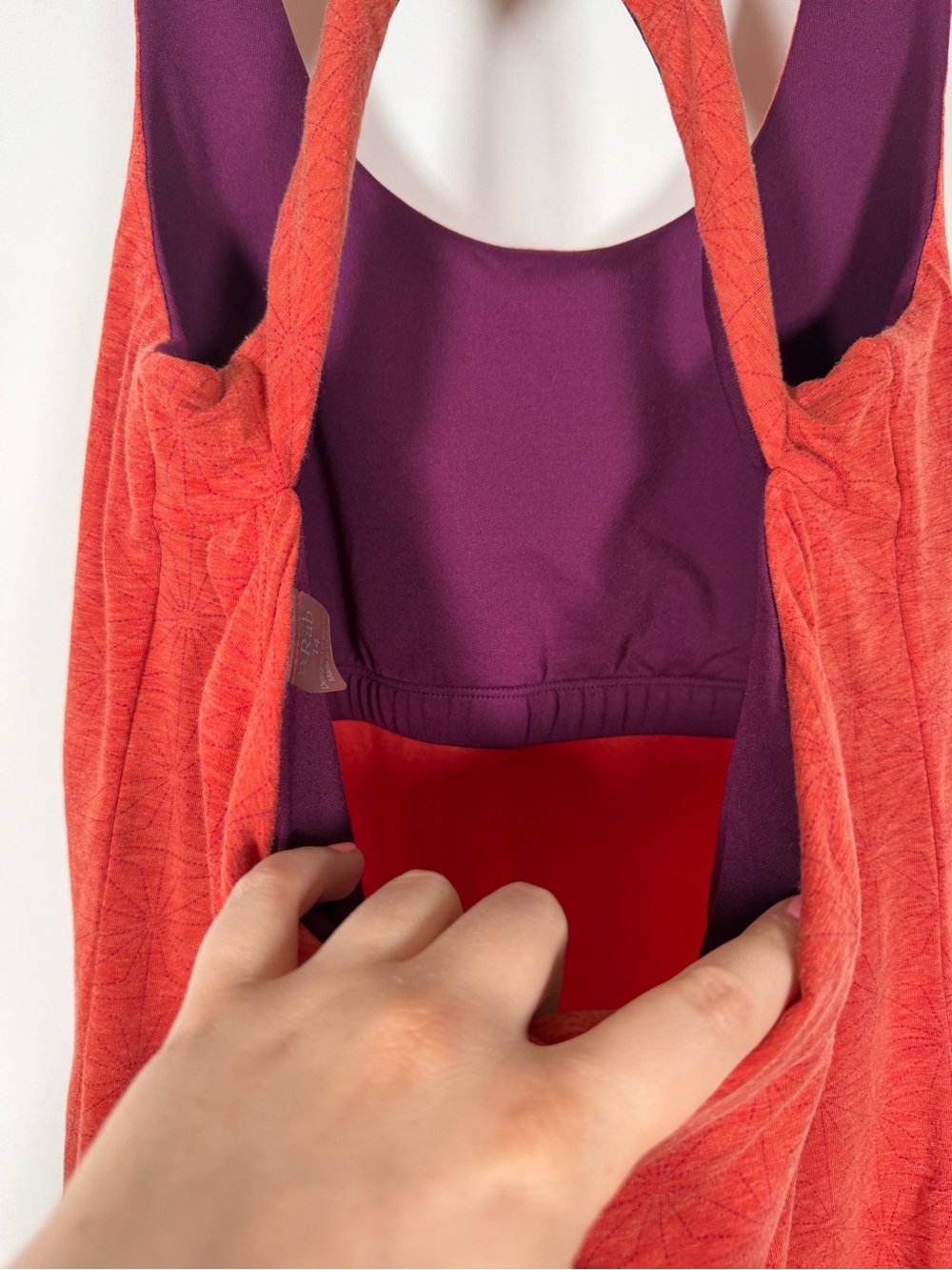 Red Women's‎ Tank Top with Racerback - Picture 6 of 8